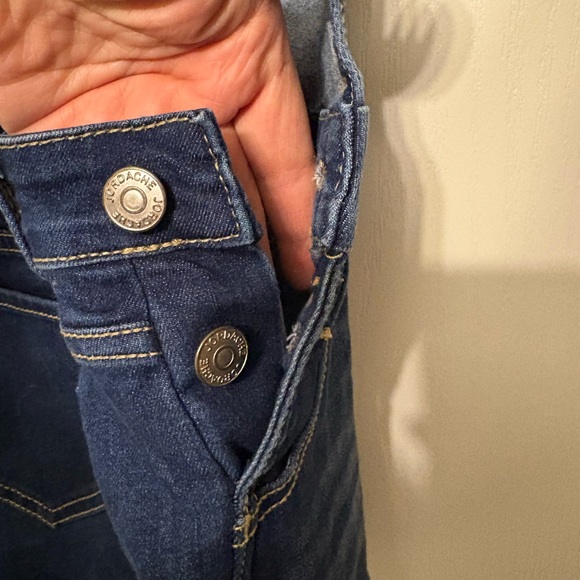 Jordache girls bib overalls shorts size Lg 10/12 - Picture 3 of 8